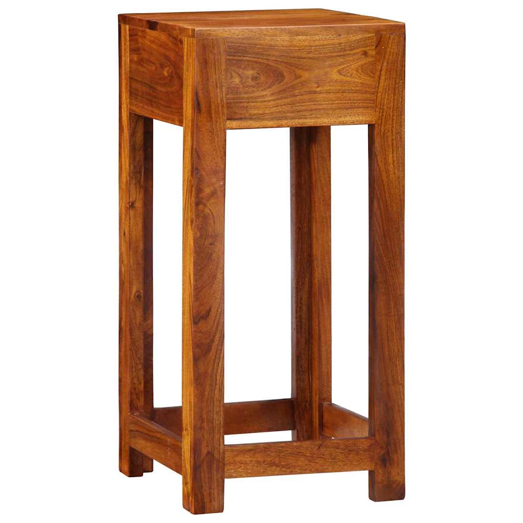 Porta telefono Marrone 35 x 35 x 75 cm Legno massello di acacia