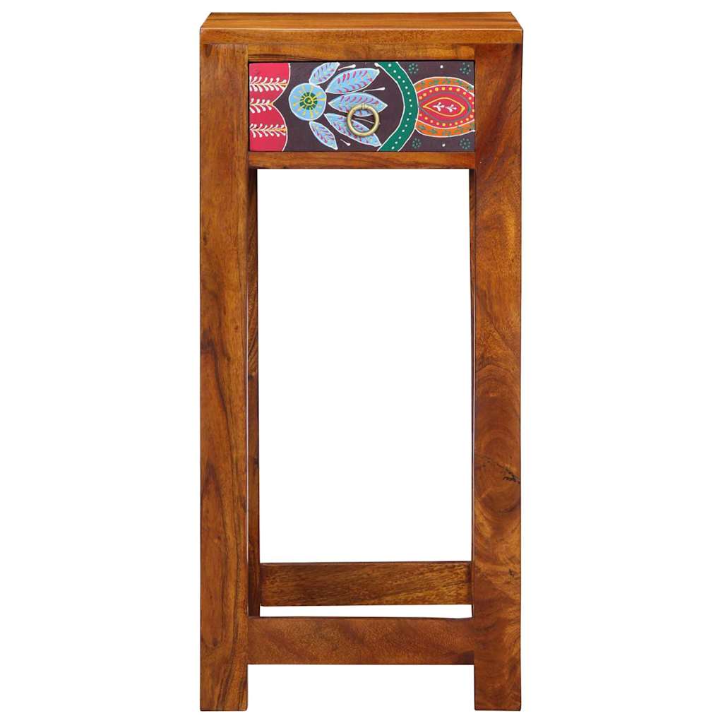Porta telefono Marrone 35 x 35 x 75 cm Legno massello di acacia
