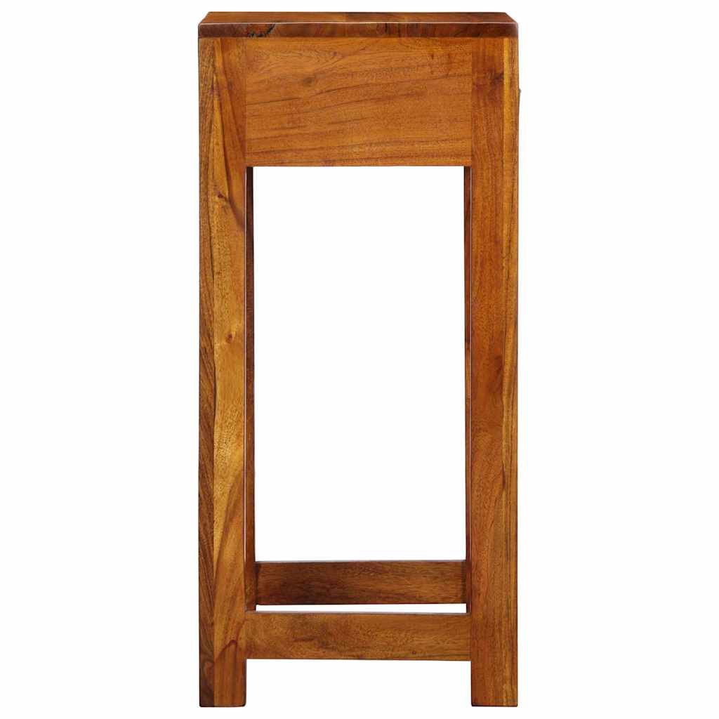 Porta telefono Marrone 35 x 35 x 75 cm Legno massello di acacia