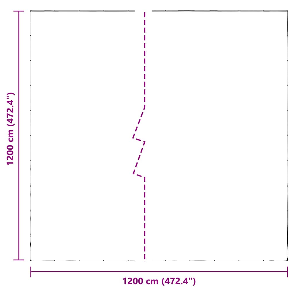 Telone Trasparente con Occhielli 12x12 m in Polietilene | homemem39
