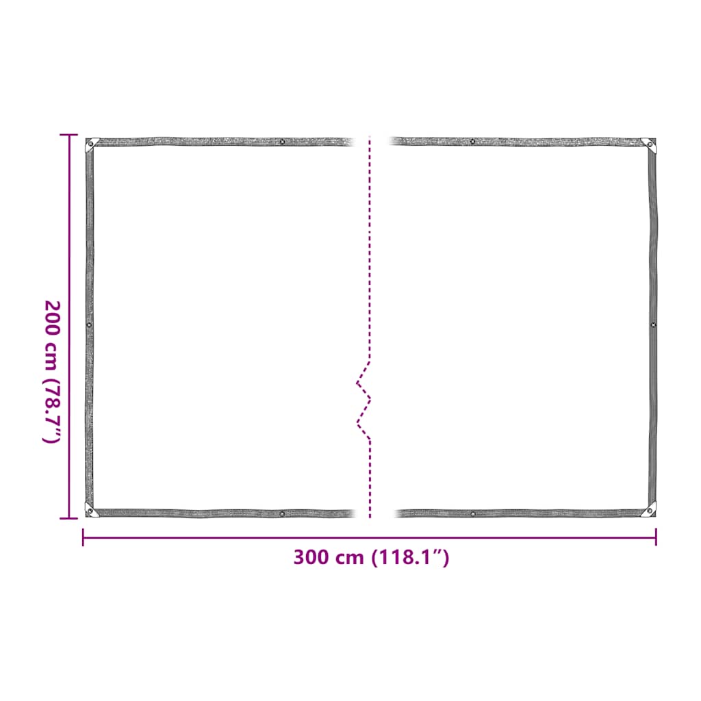 Telone Trasparente con Occhielli 2x3 m in Polietilene | homemem39
