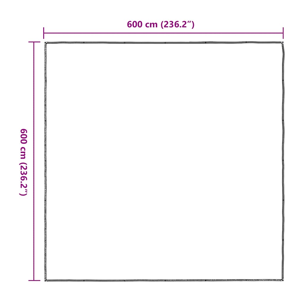 Telone Trasparente con Occhielli 6x6 m in Polietilene | homemem39