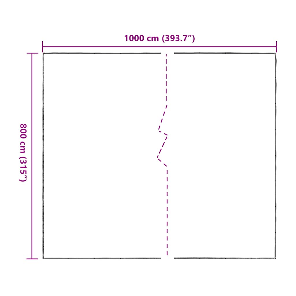 Telone Trasparente con Occhielli 8x10 m in Polietilene | homemem39