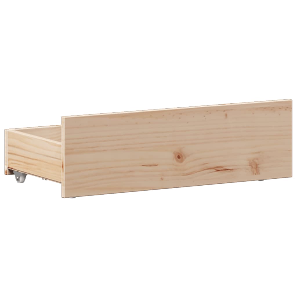 Letto Libreria senza Materasso 90x190 cm Legno Massello Pino | homemem39