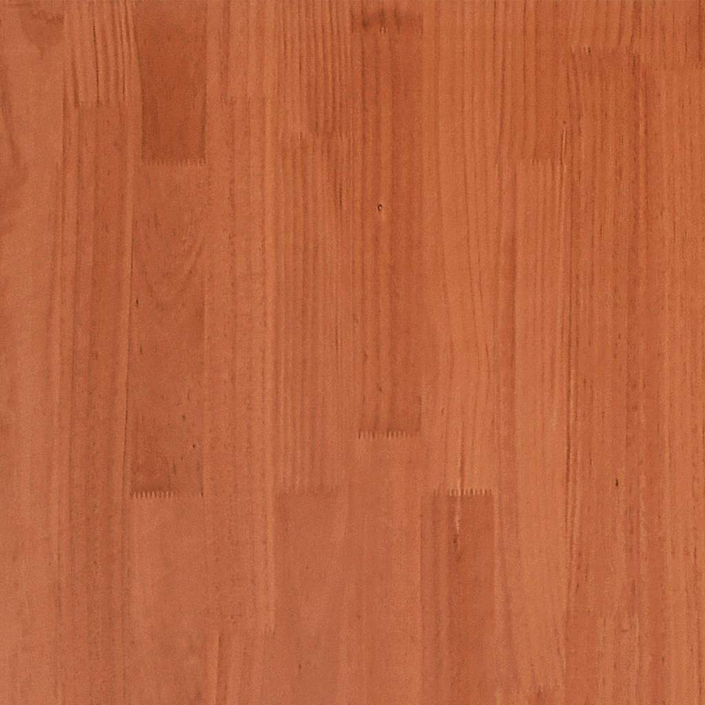 Letto senza Materasso Marrone Cera 150x200 cm in Legno di Pino