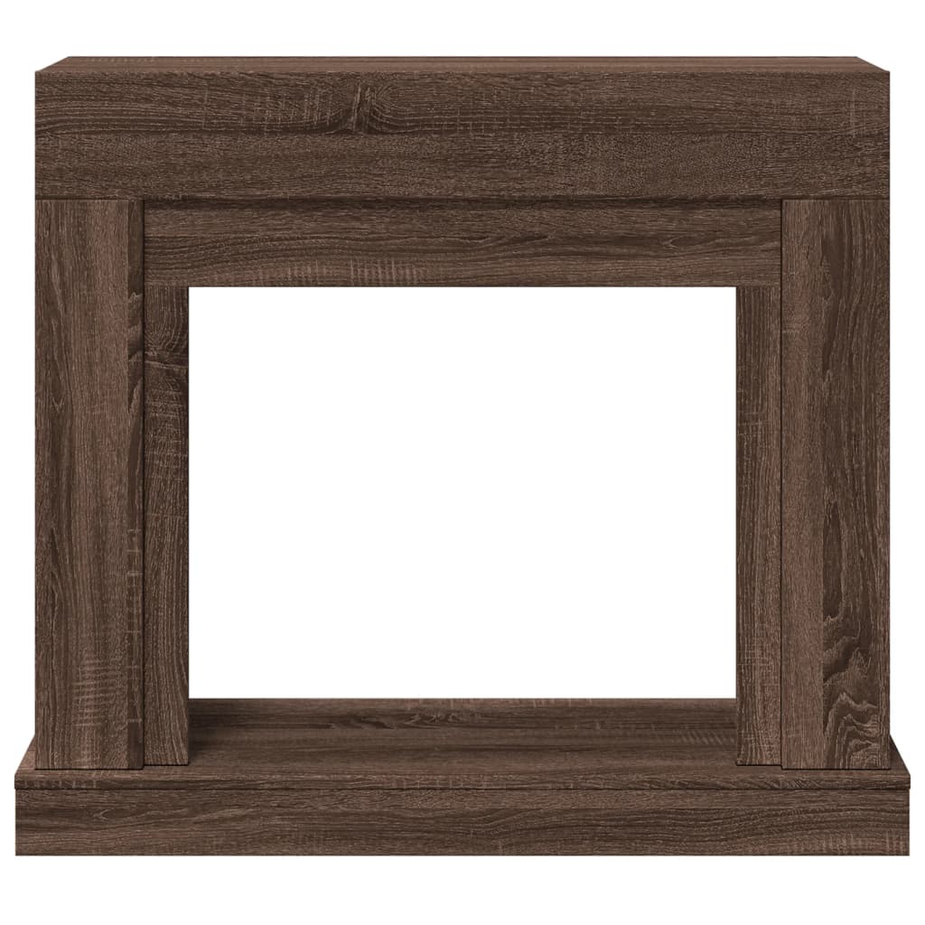 Cornice per Camino Rovere Marrone 100x30x87,5 cm in Truciolato - homemem39