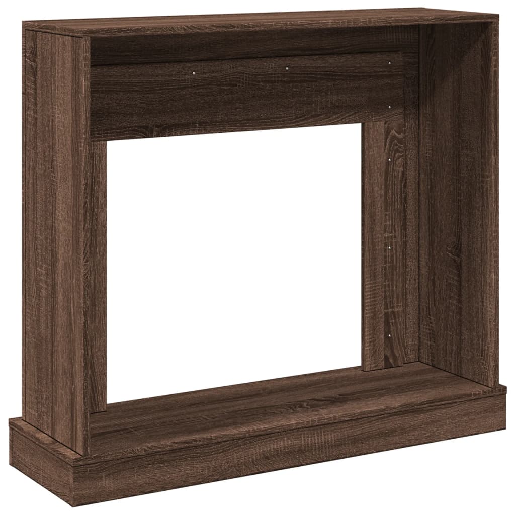 Cornice per Camino Rovere Marrone 100x30x87,5 cm in Truciolato - homemem39