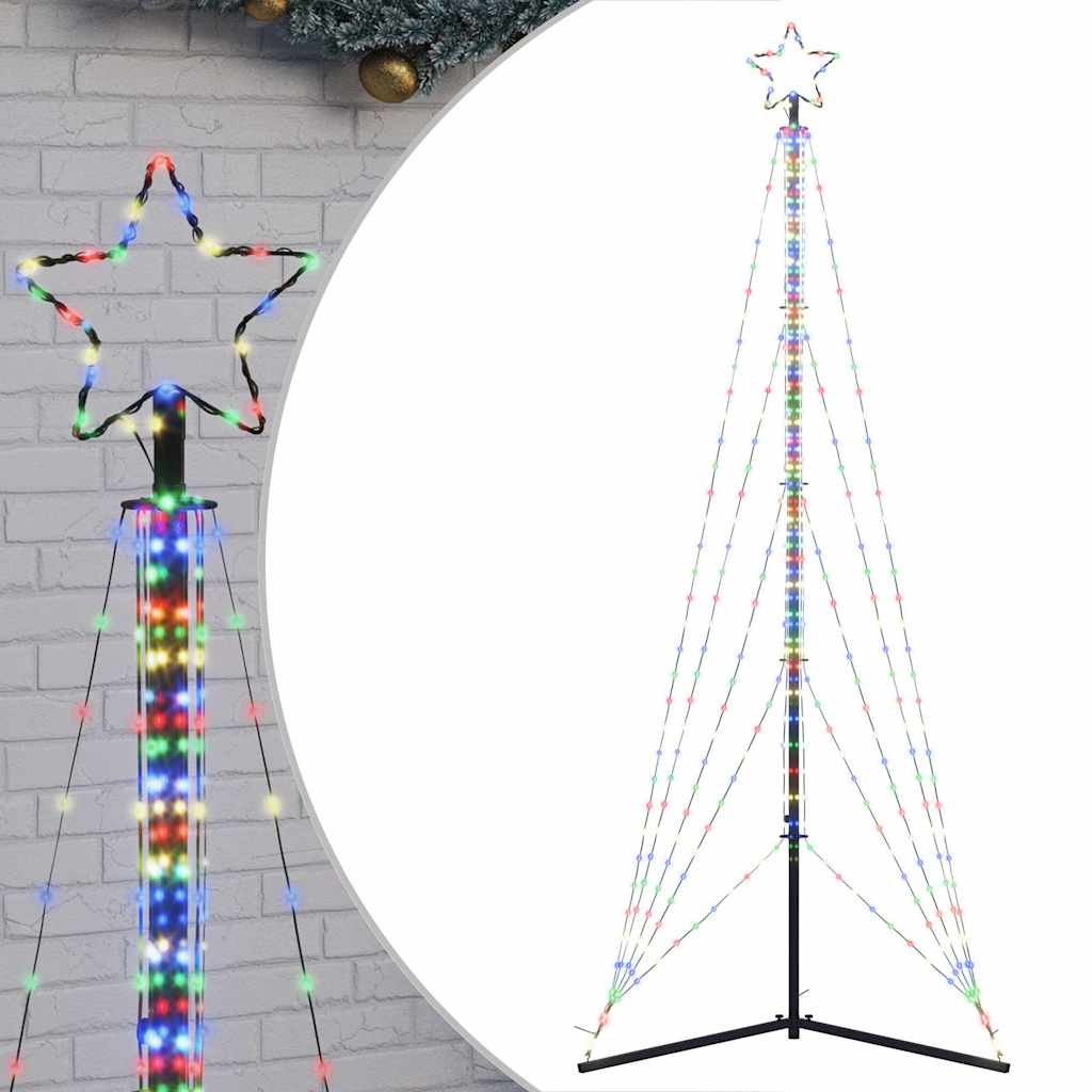 Albero di Natale a LED 525 LED Colorato 302 cm - homemem39