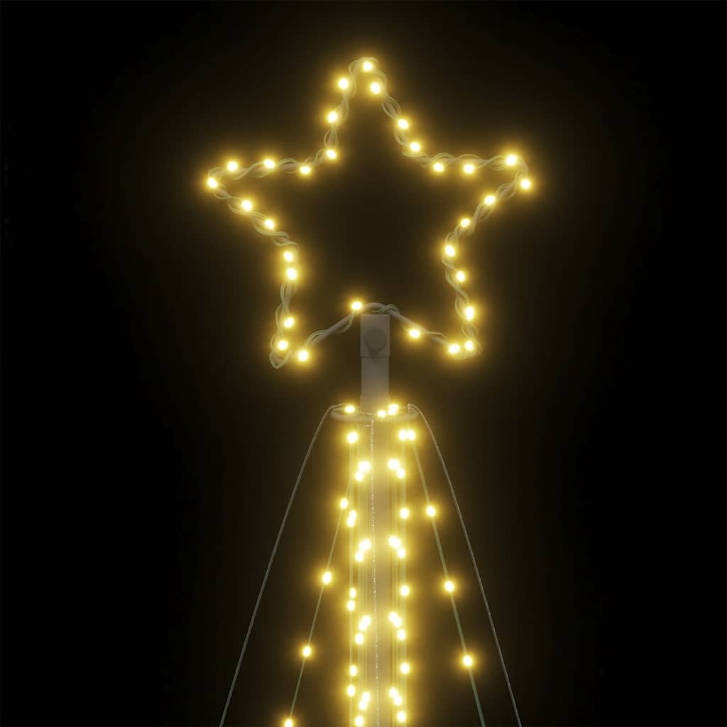 Albero di Natale a LED 570 LED Bianco Caldo 399 cm - homemem39