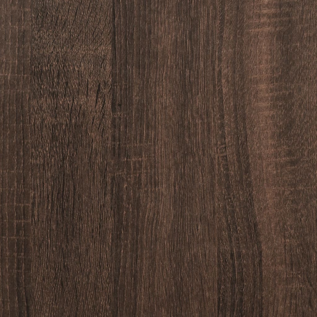 Carrello Stretto a 4 Livelli Rovere Marrone in Truciolato - homemem39