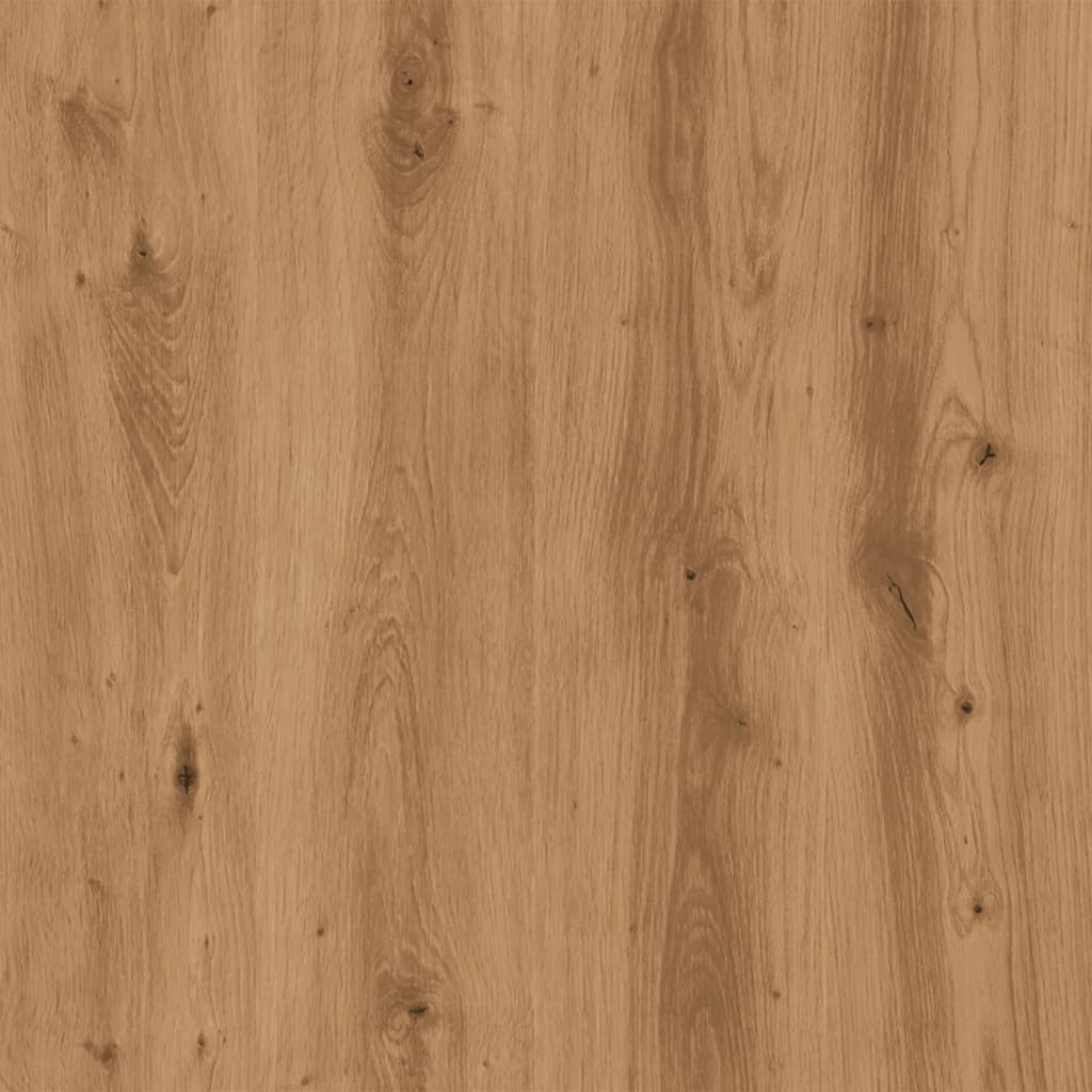 Carrello Stretto a 4 Livelli Rovere Artigianale in Truciolato - homemem39