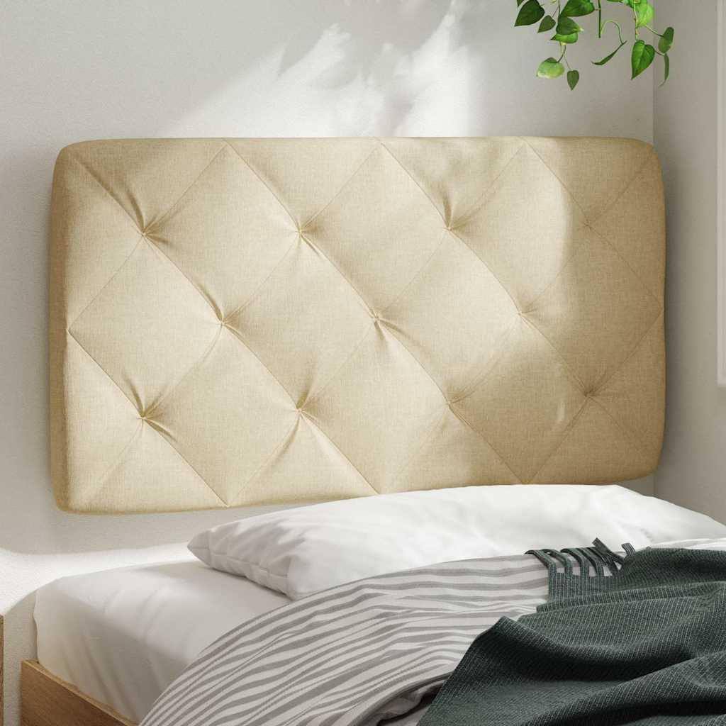 Cuscino Testiera Crema 80 cm in Tessuto