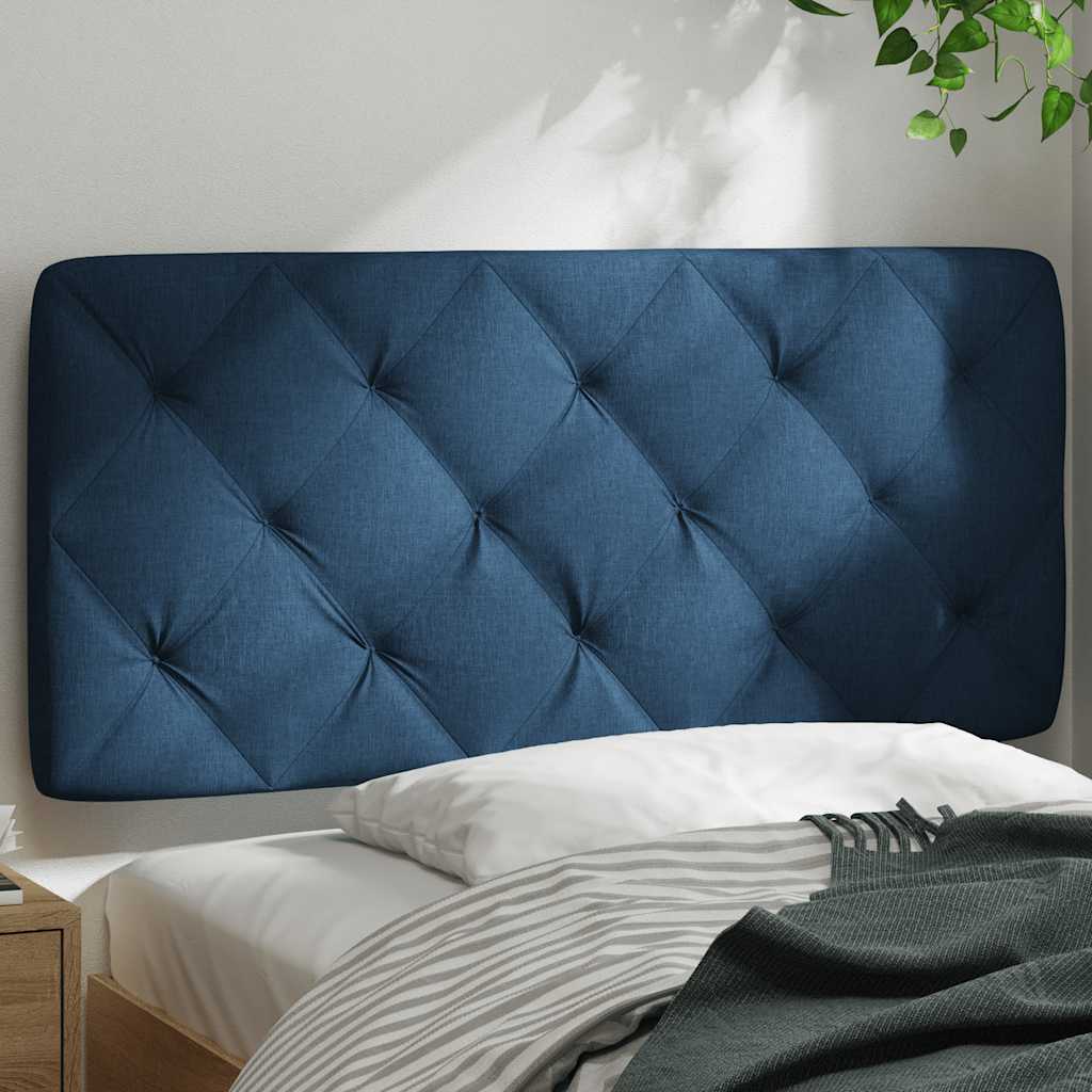 Cuscino Testiera Blu 100 cm in Tessuto