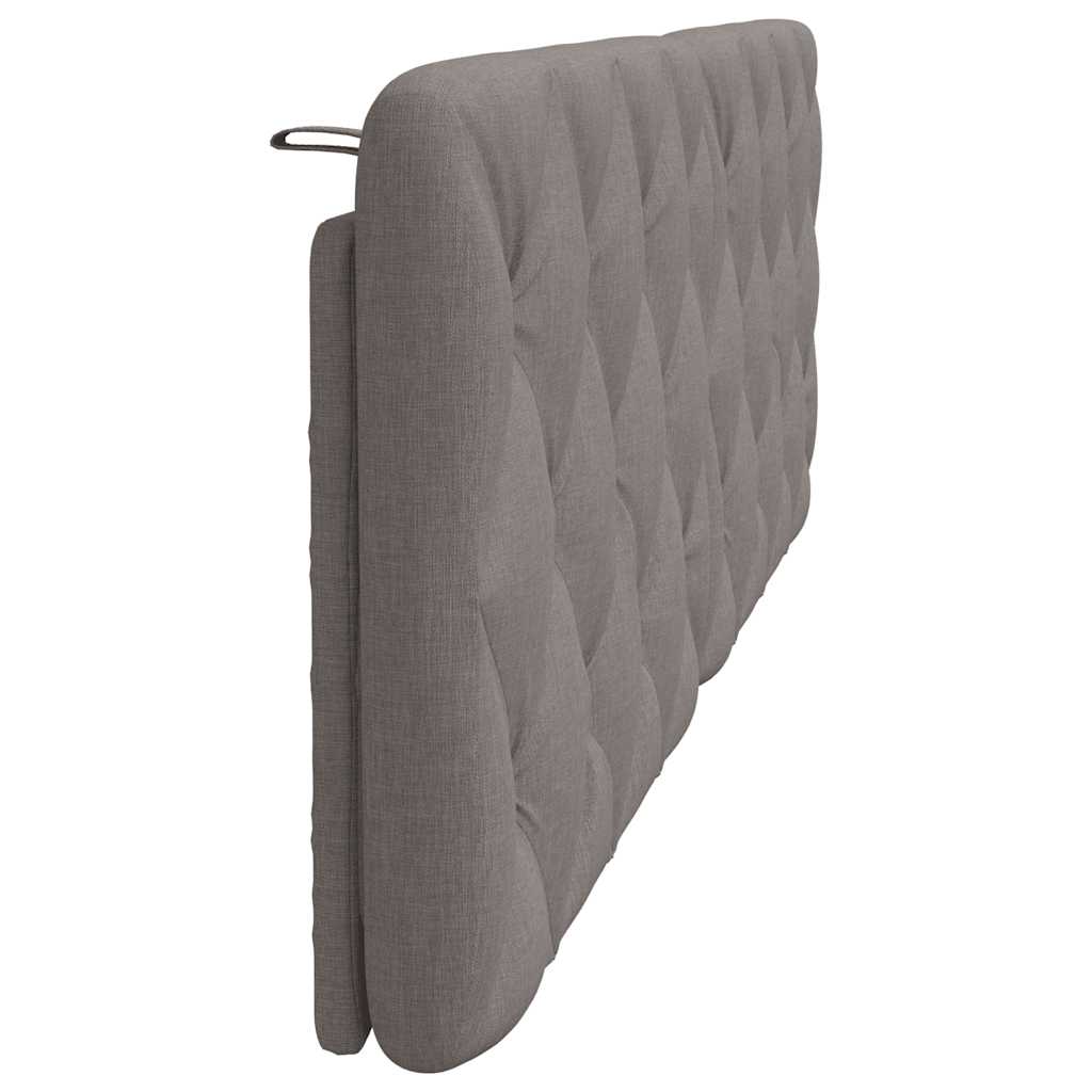 Cuscino Testiera Tortora 160 cm in Tessuto