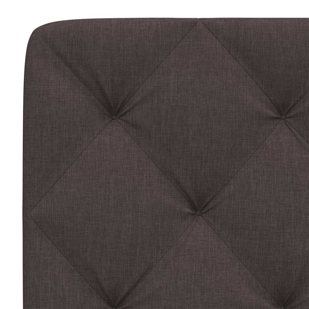 Cuscino Testiera Marrone Scuro 180 cm in Tessuto