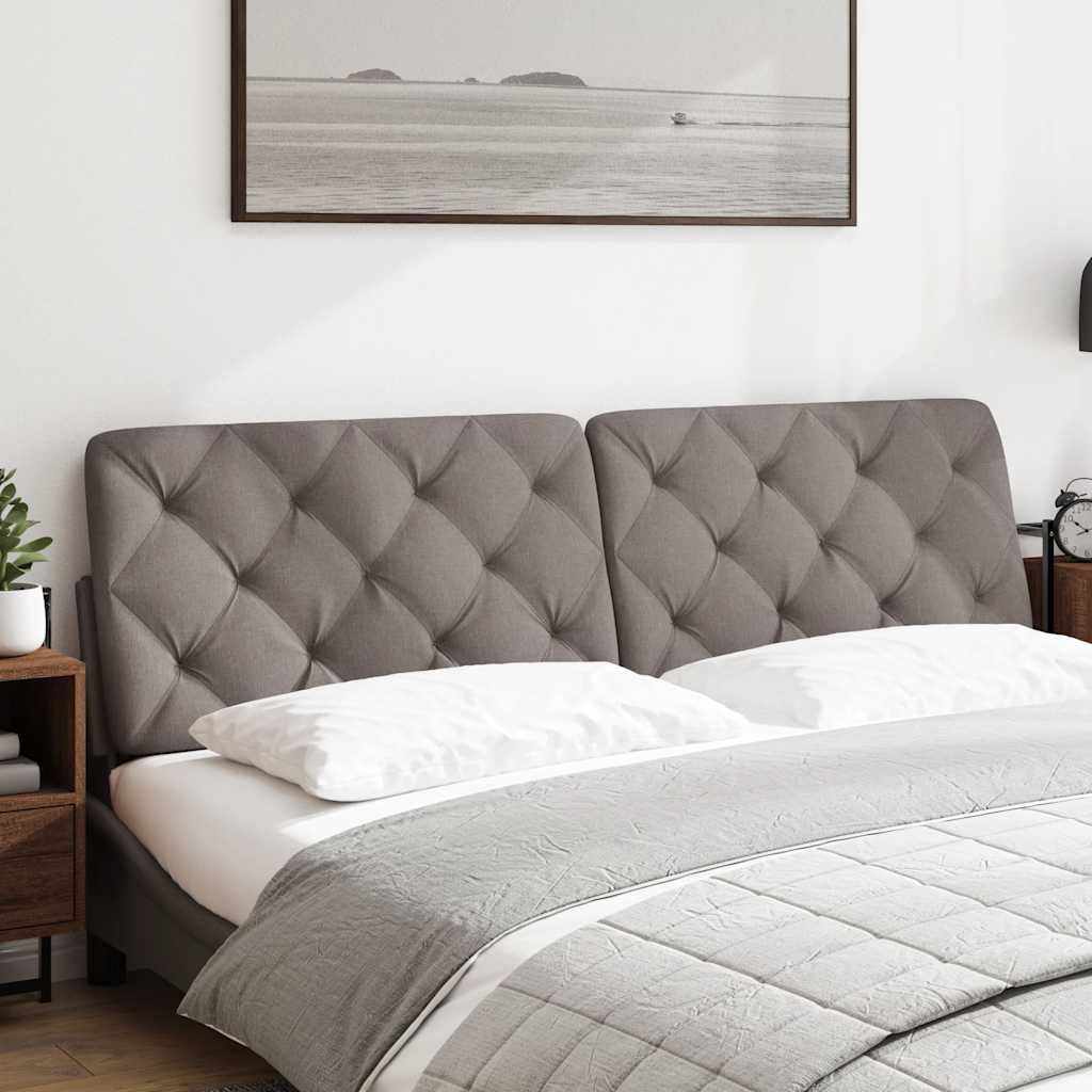 Cuscino Testiera Tortora 180 cm in Tessuto