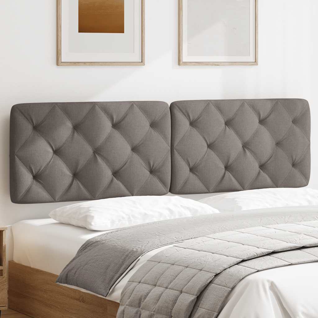 Cuscino Testiera Tortora 180 cm in Tessuto