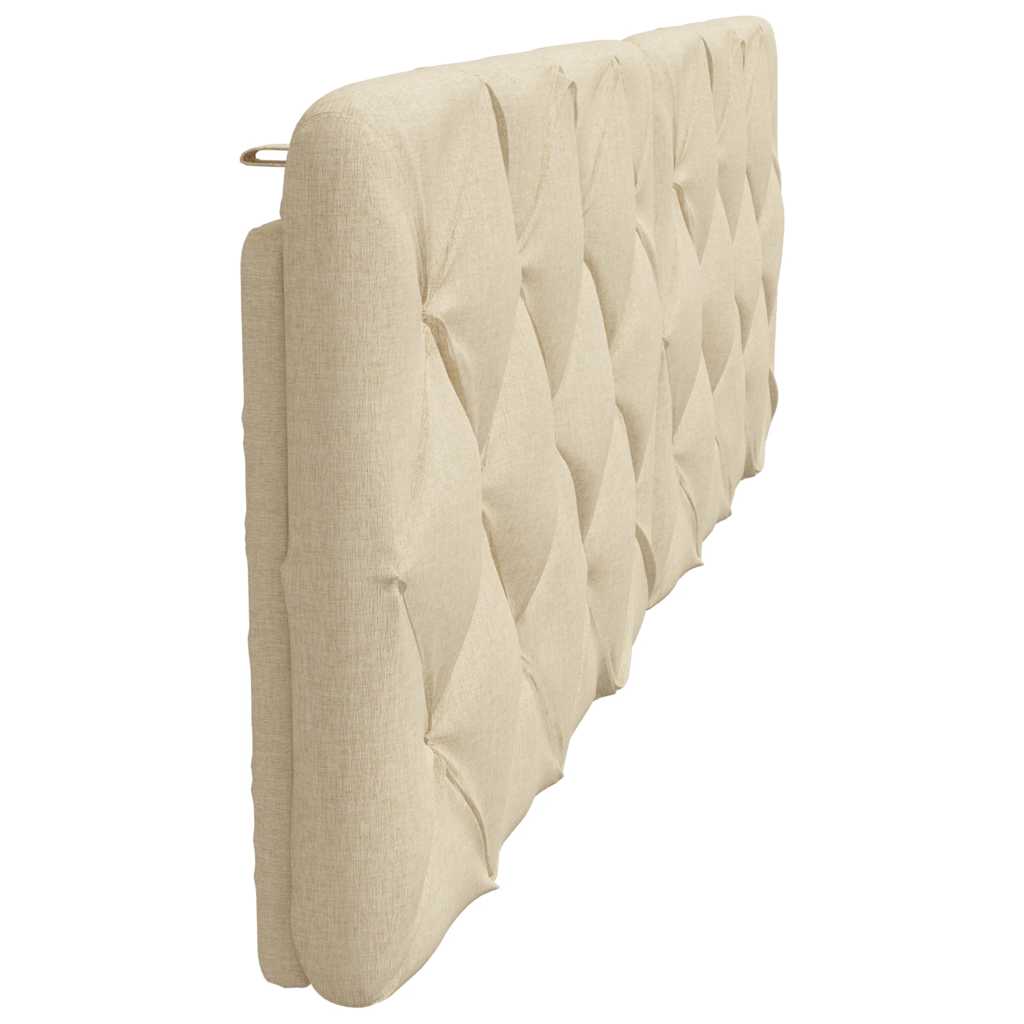 Cuscino Testiera Crema 180 cm in Tessuto
