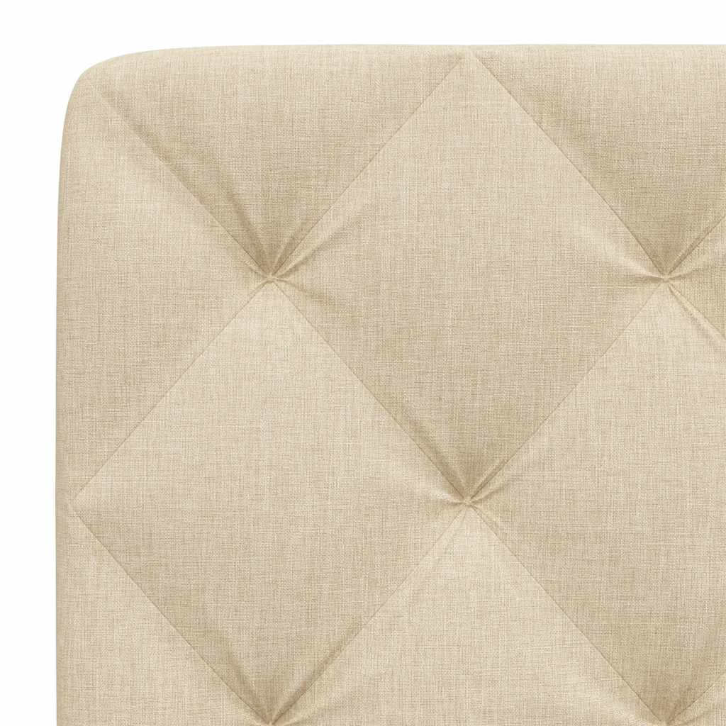 Cuscino Testiera Crema 180 cm in Tessuto