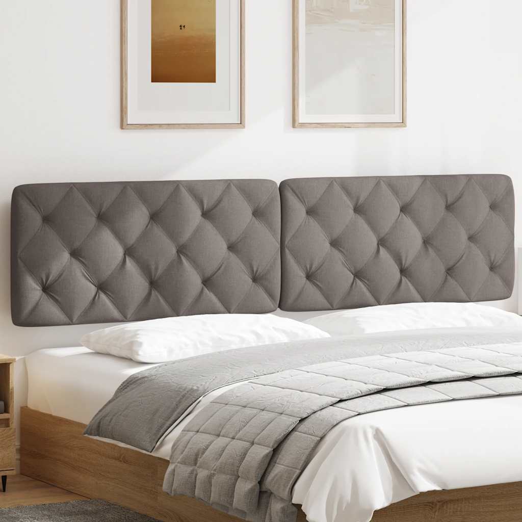 Cuscino Testiera Tortora 200 cm in Tessuto