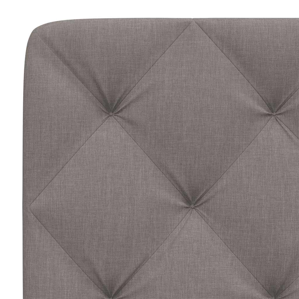 Cuscino Testiera Tortora 200 cm in Tessuto