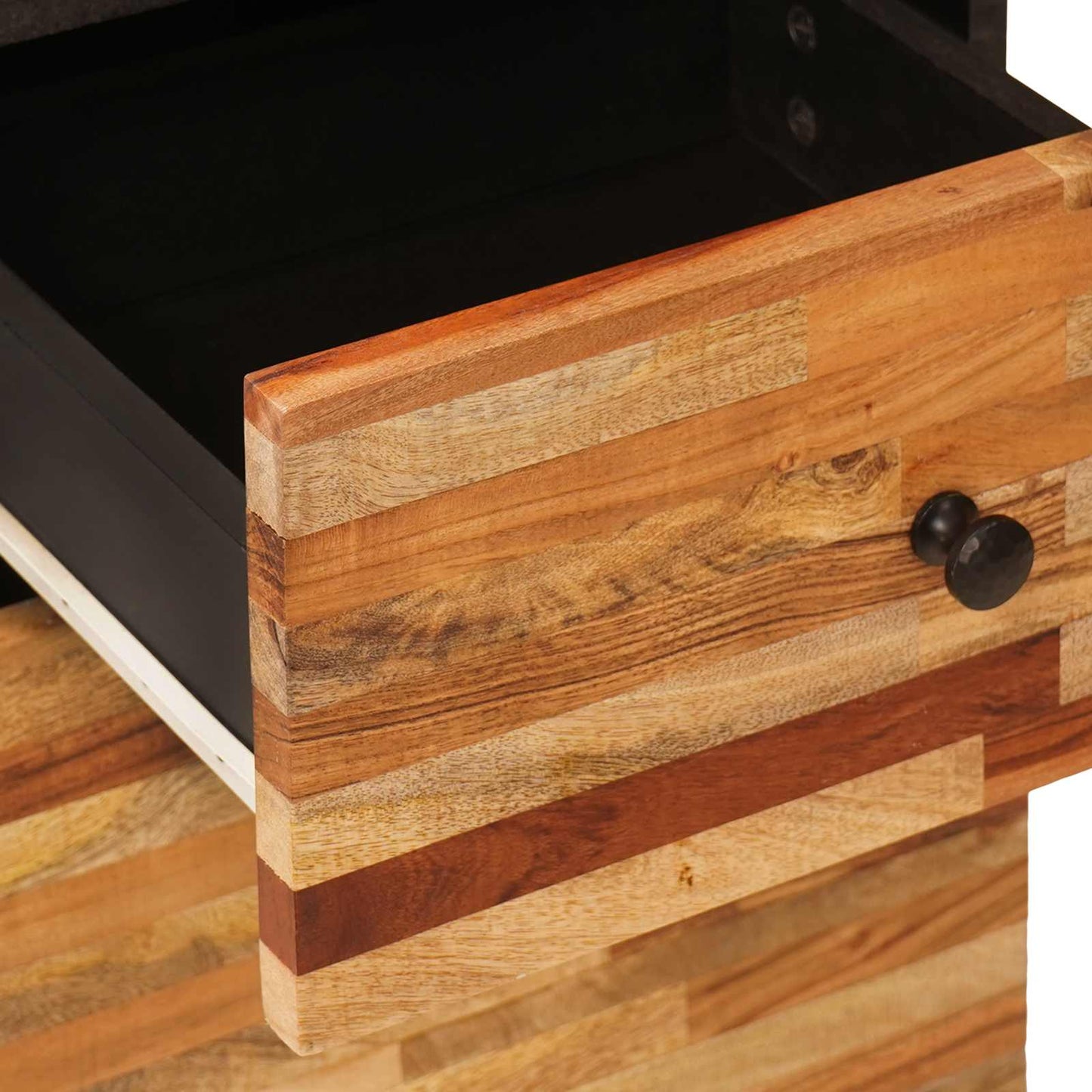 Set da Bagno con cassetto Naturale Legno di mango massello | homemem39