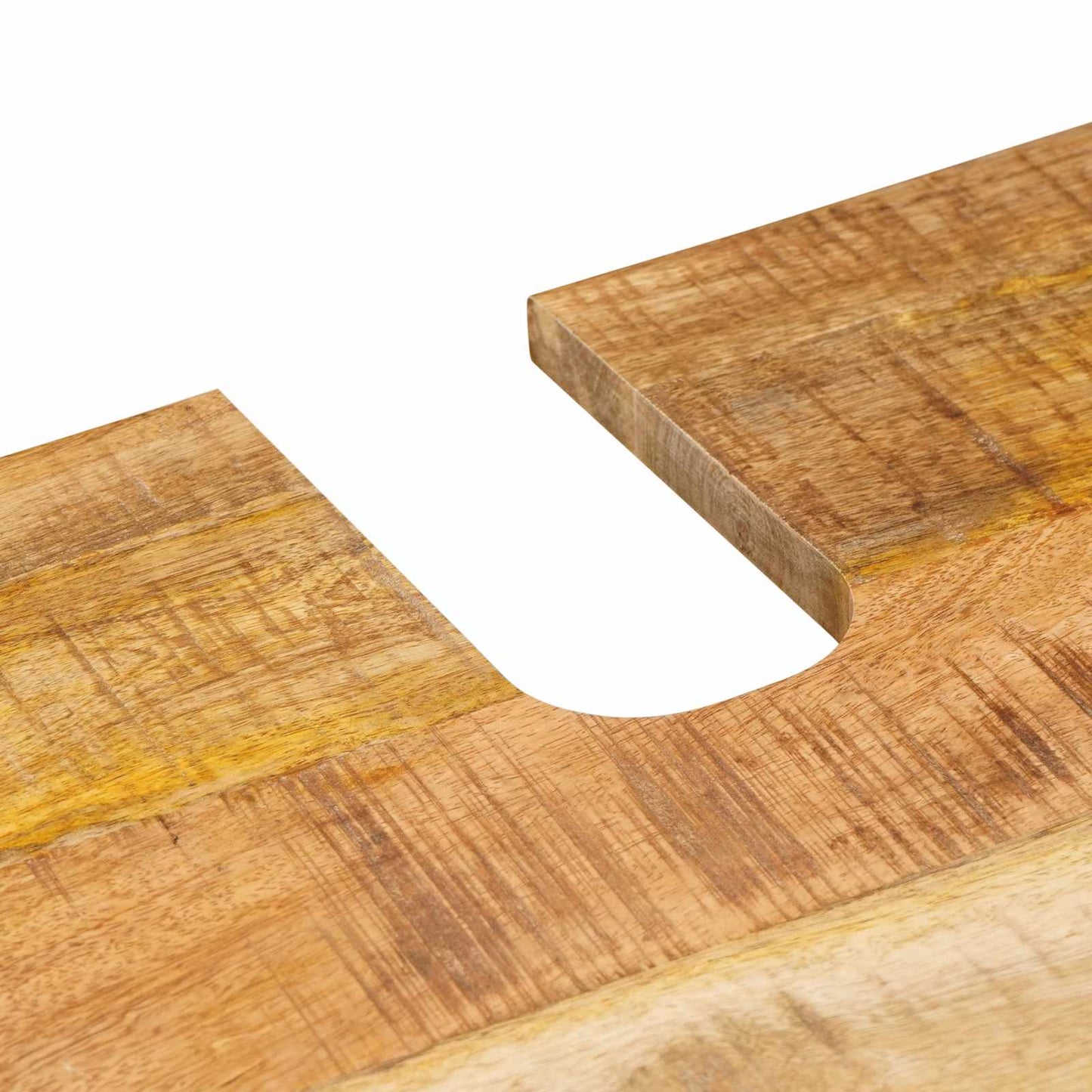 Set da Bagno con porta 5 pcs Naturale Legno di mango massello | homemem39