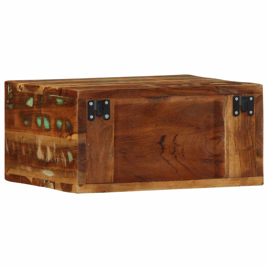Mobile TV a Parete 2 pz in Legno Massello di Recupero - homemem39