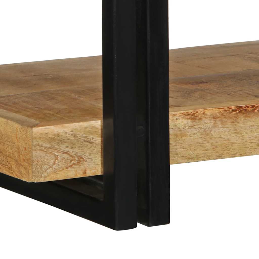 Mensola da Parete 70x33x35 cm in Legno Massello di Mango Grezzo - homemem39