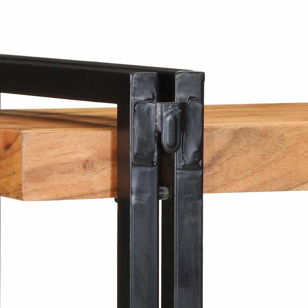 Mensola da Parete 70x33x35 cm Legno Massello di Acacia - homemem39