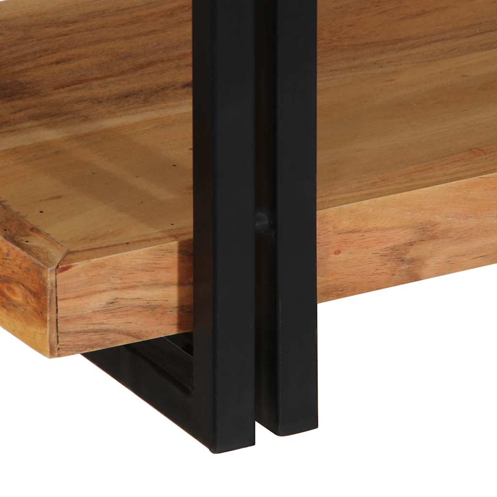 Mensola da Parete 110x33x45 cm Legno Massello di Acacia - homemem39