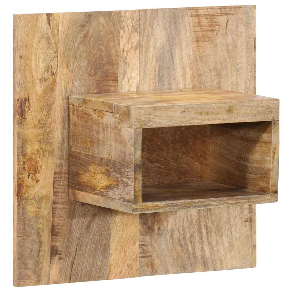 Comodino 50x27x50 cm in Legno Grezzo Massello di Mango | homemem39