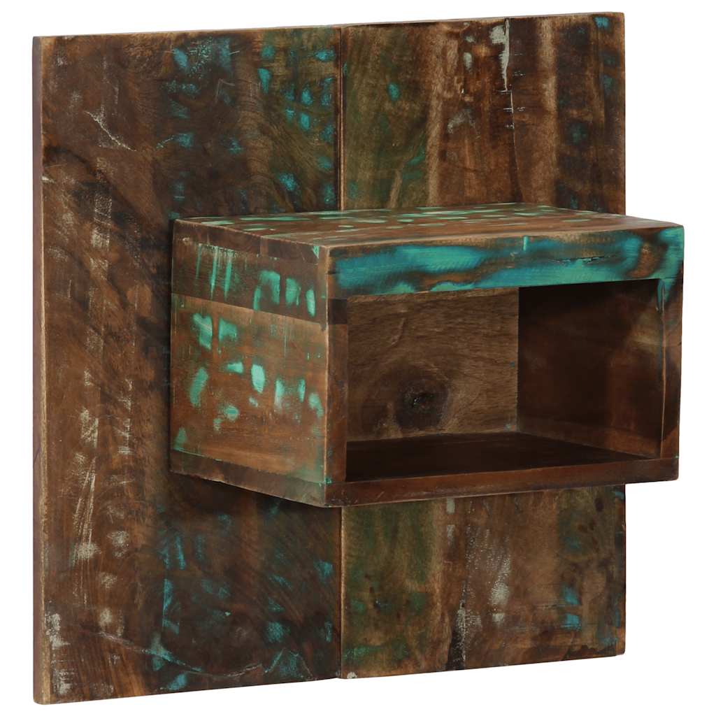 Comodino Multicolore 50x27x50 cm in Legno Massello Recupero | homemem39