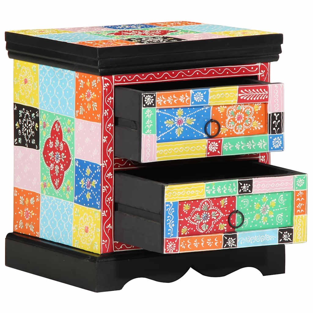 Armadio da Notte con cassetto 2 pcs Multicolore 40 x 35 x 45 cm