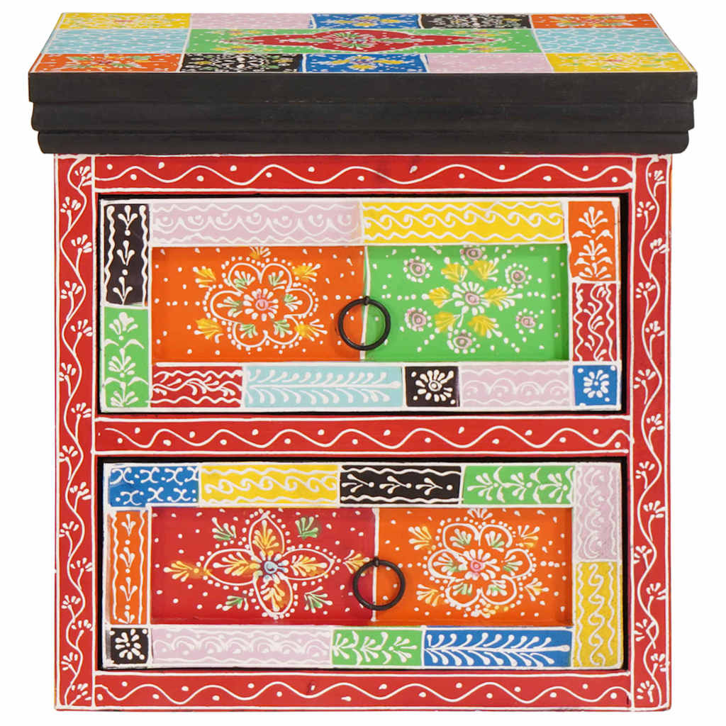 Armadio da Notte con cassetto Multicolore 40 x 30 x 40 cm