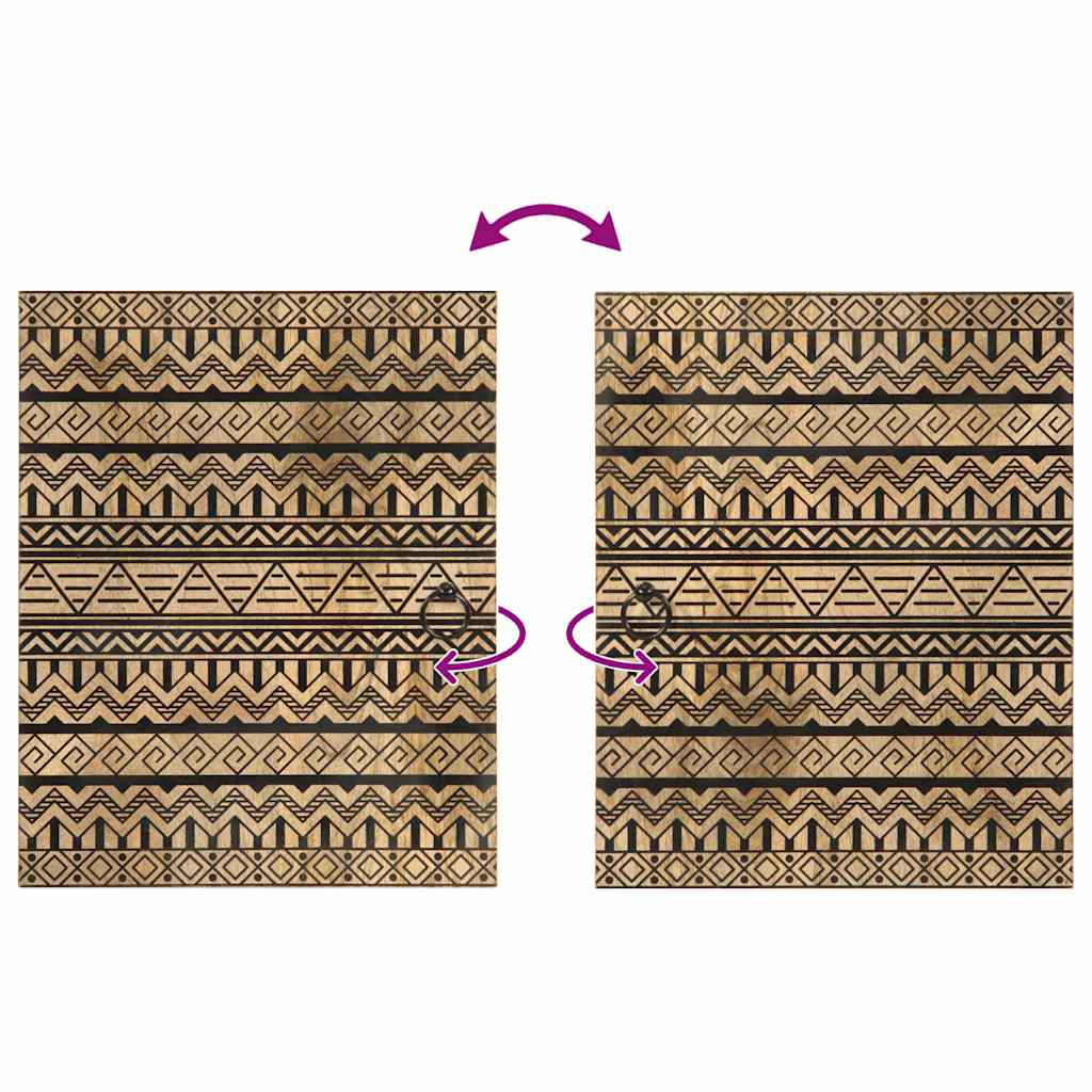 Set Mobili da Bagno 5 pz in Legno Massello di Mango