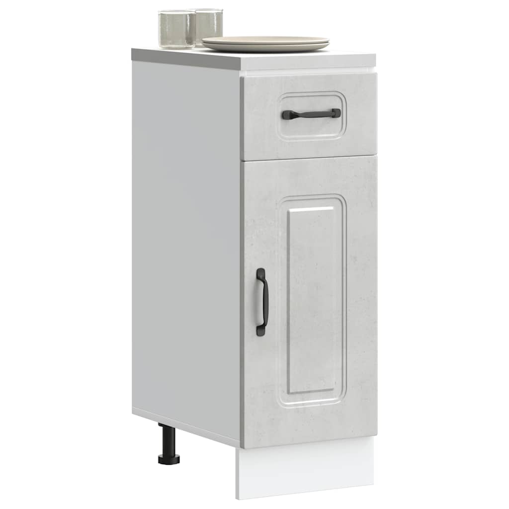 Base da Cucina Kalmar Grigio Cemento in Legno Multistrato - homemem39