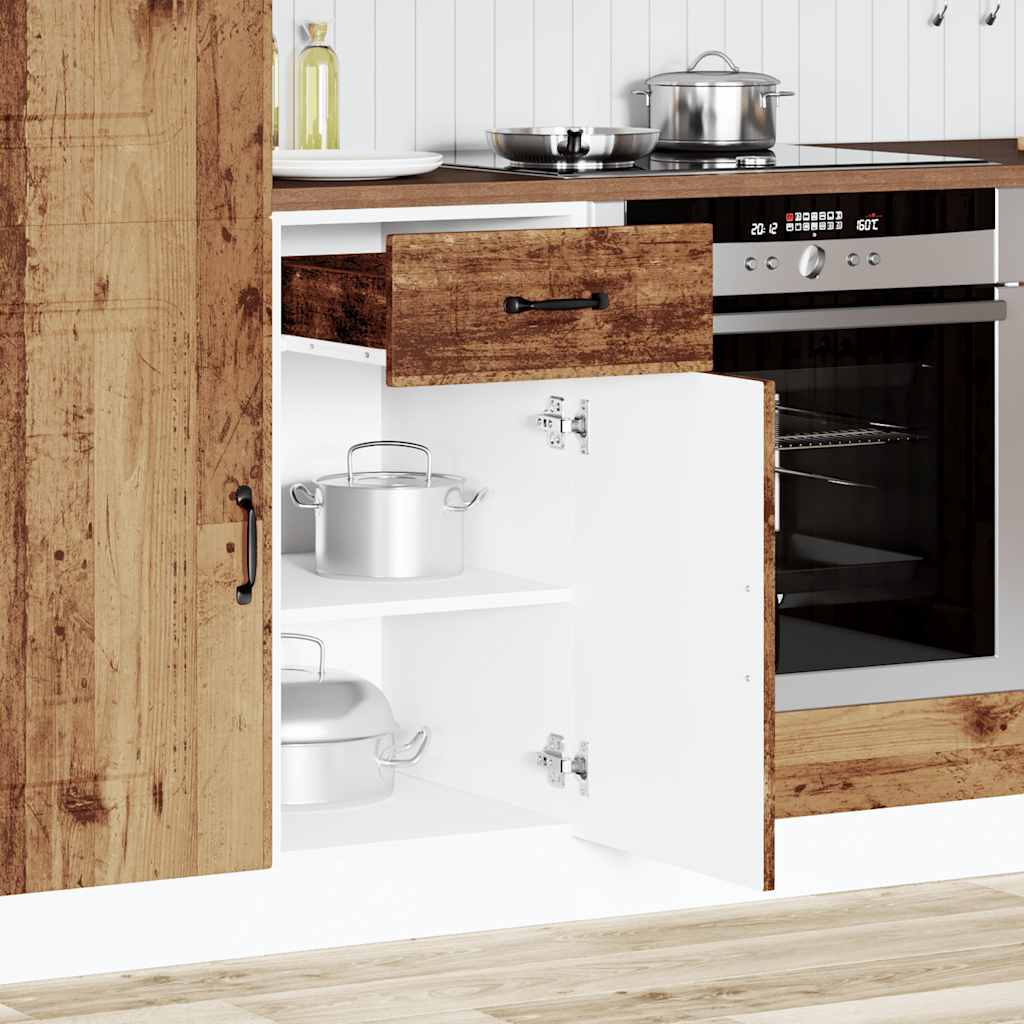 Base da Cucina Kalmar Legno Vecchio in Legno Multistrato - homemem39