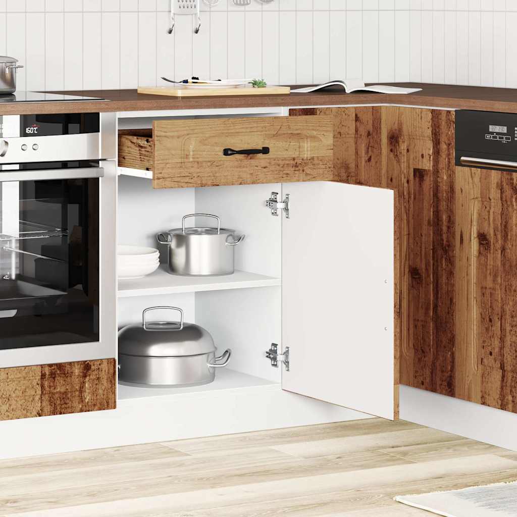Base da Cucina Kalmar Legno Vecchio in Legno Multistrato - homemem39