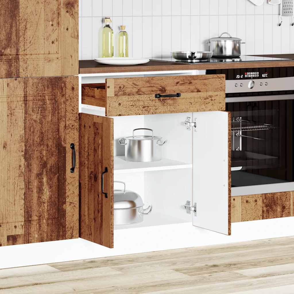 Base da Cucina Kalmar Legno Vecchio in Legno Multistrato - homemem39