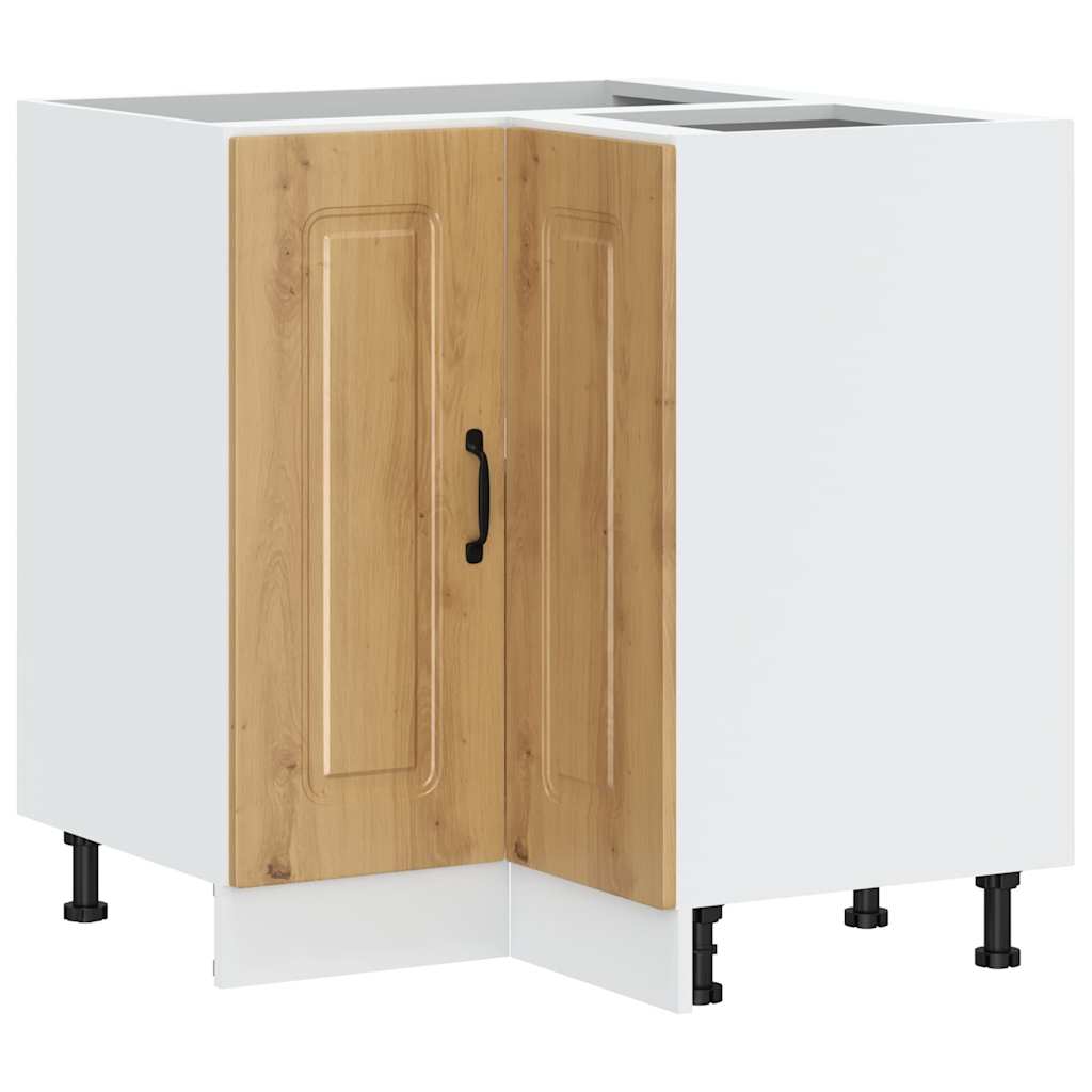 Mobile Base ad Angolo Cucina Kalmar Rovere Artigianale - homemem39