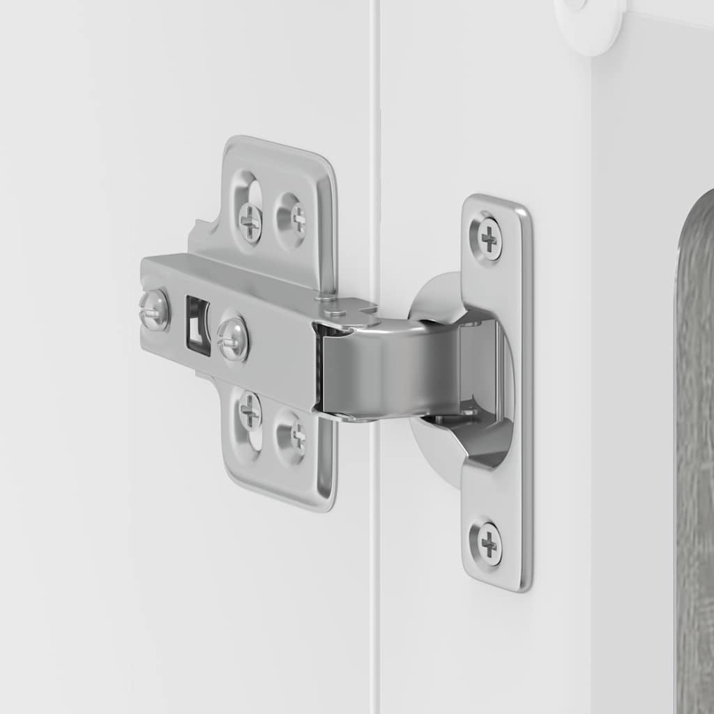 Pensile da Cucina con Porta in Vetro Kalmar Grigio Sonoma | homemem39