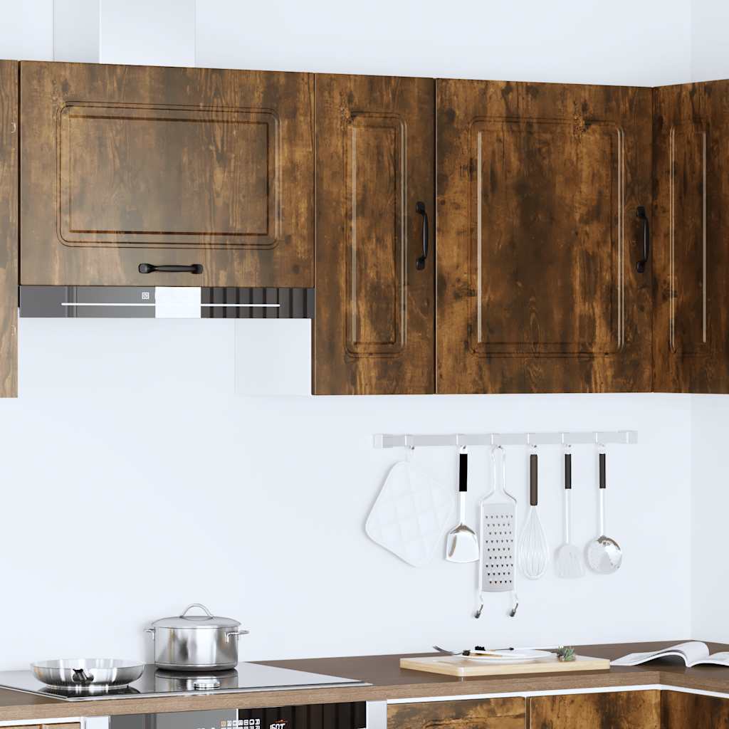 Pensile da Cucina Kalmar Rovere Fumo in Legno Multistrato - homemem39