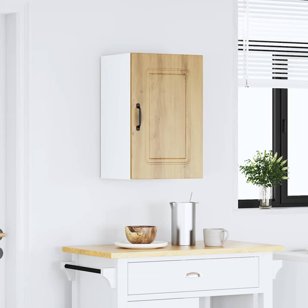 Pensile da Cucina Kalmar Rovere Artigianale Legno Multistrato - homemem39