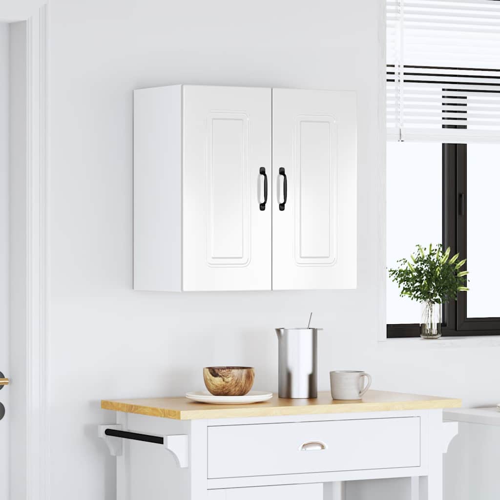 Base da Cucina Kalmar Bianco Lucido in Legno Multistrato - homemem39