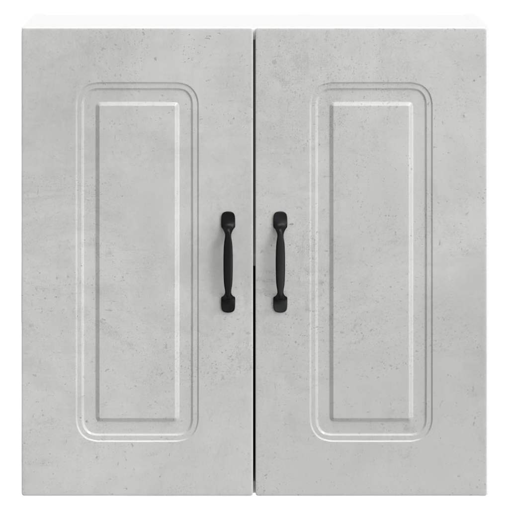 Pensile da Cucina Kalmar Grigio Cemento in Legno Multistrato - homemem39