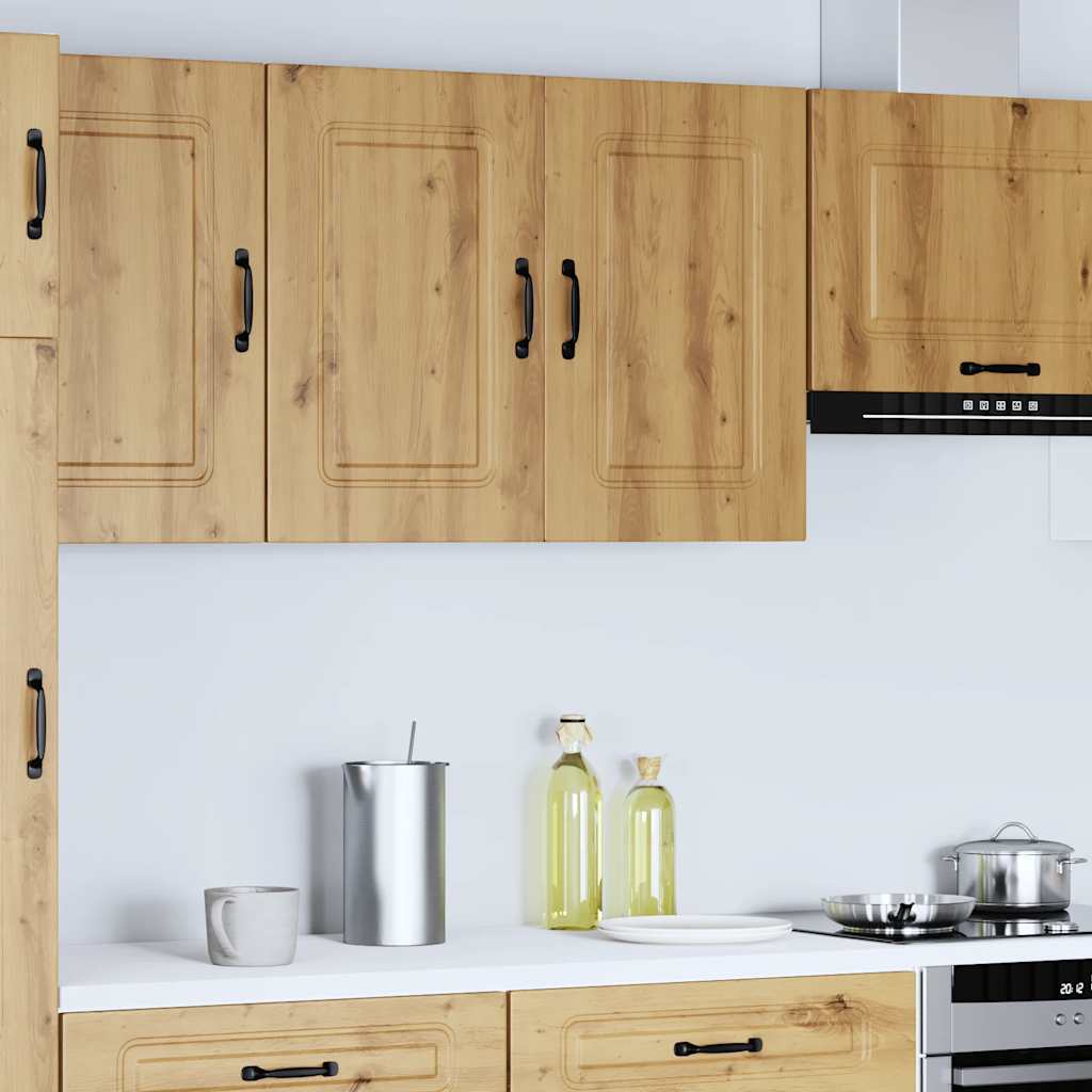 Pensile da Cucina Kalmar Rovere Artigianale Legno Multistrato - homemem39