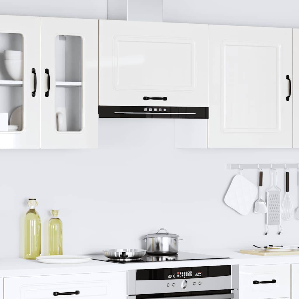 Base da Cucina Kalmar Bianco Lucido in Legno Multistrato - homemem39