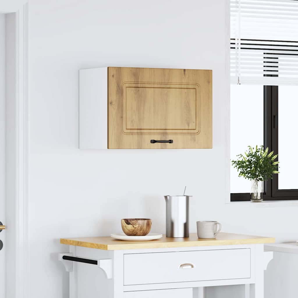 Pensile da Cucina Kalmar Rovere Artigianale Legno Multistrato - homemem39