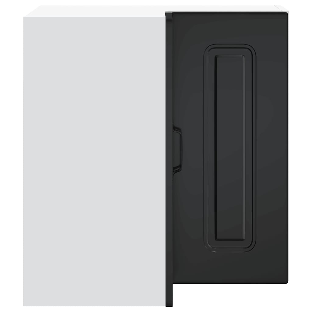 Pensile da Cucina ad Angolo Kalmar Nero in Legno Multistrato - homemem39